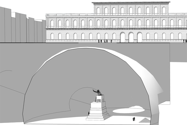 dome with max joseph statue